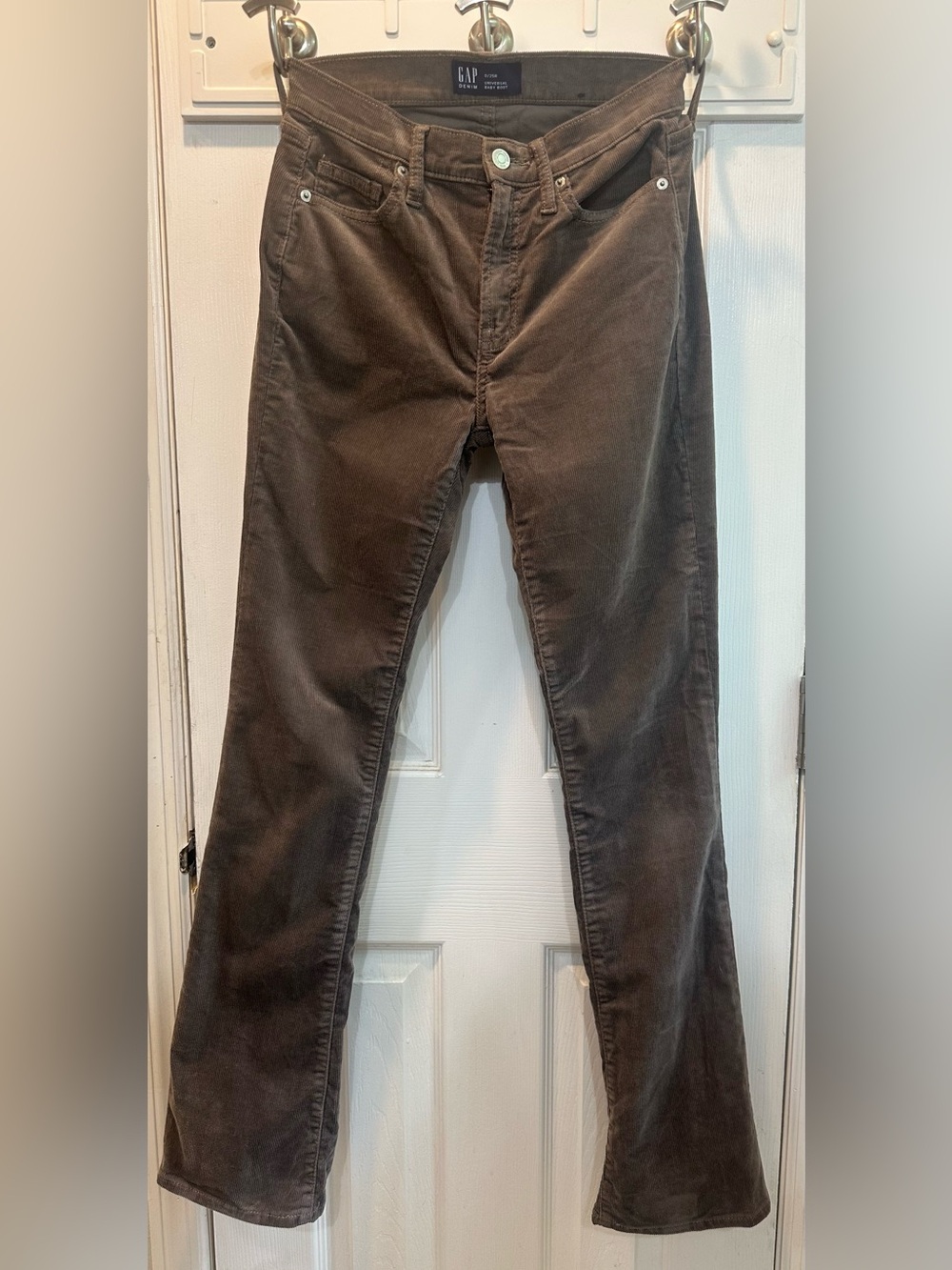 GAP Universal Baby Boot Brown Corduroy Pants (0/25R)